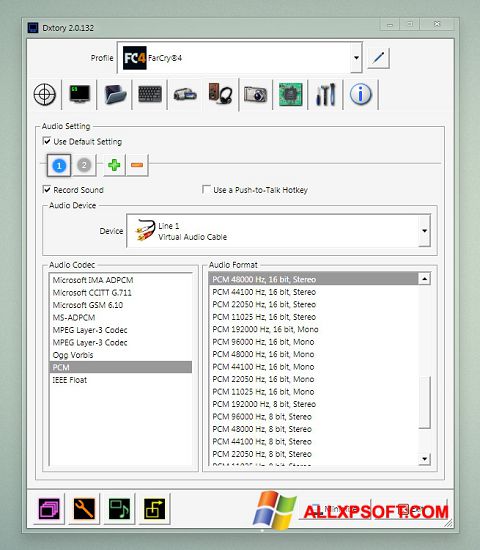 Skjermbilde Dxtory Windows XP