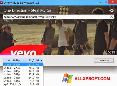 Skjermbilde Ummy Video Downloader Windows XP