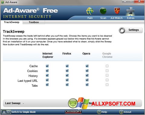 Skjermbilde Ad-Aware Windows XP