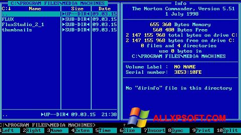 Skjermbilde Norton Commander Windows XP