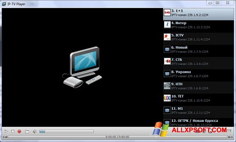 Skjermbilde IP-TV Player Windows XP