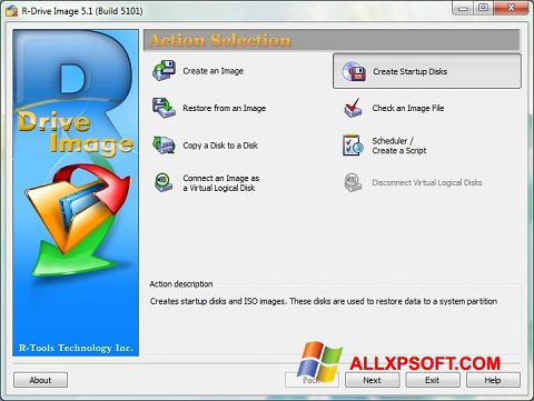 Skjermbilde R-Drive Image Windows XP
