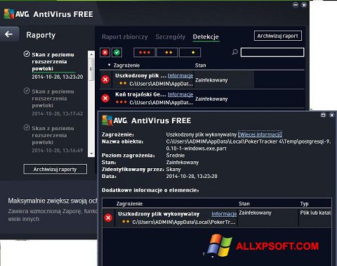 Skjermbilde AVG AntiVirus Free Windows XP