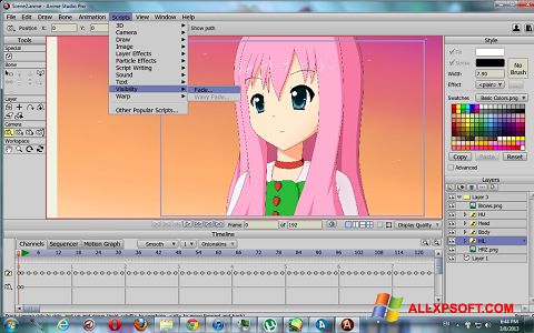 Skjermbilde Anime Studio Windows XP