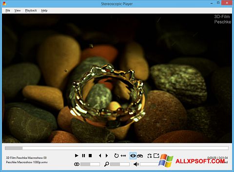 Skjermbilde Stereoscopic Player Windows XP