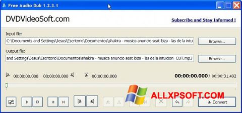 Skjermbilde Free Audio Dub Windows XP