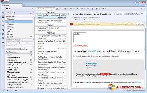 Skjermbilde Opera Mail Windows XP