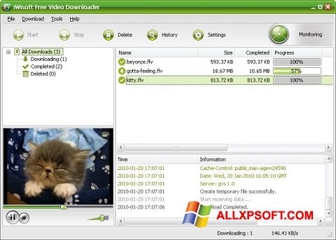 Skjermbilde Free Video Catcher Windows XP