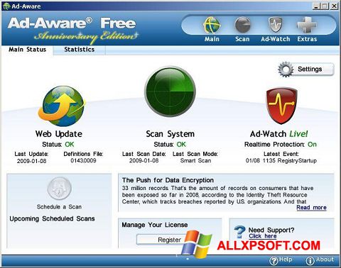 Skjermbilde Ad-Aware Free Windows XP
