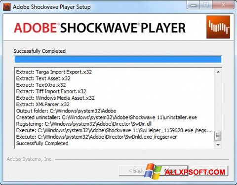 Skjermbilde Shockwave Player Windows XP