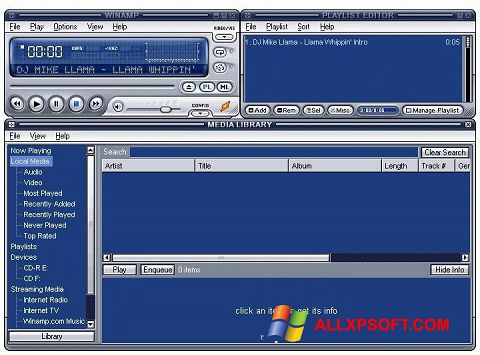Skjermbilde Winamp Lite Windows XP