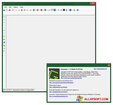 Skjermbilde Greenshot Windows XP