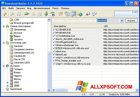 Skjermbilde Download Master Windows XP