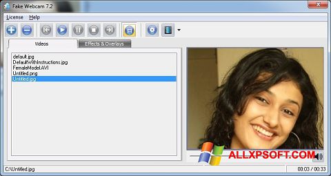 Skjermbilde Fake Webcam Windows XP