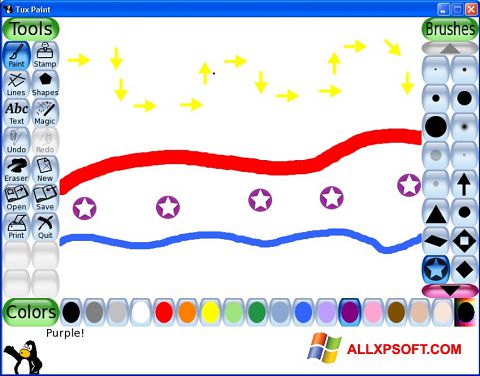 Skjermbilde Tux Paint Windows XP