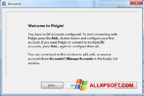 Skjermbilde Pidgin Windows XP