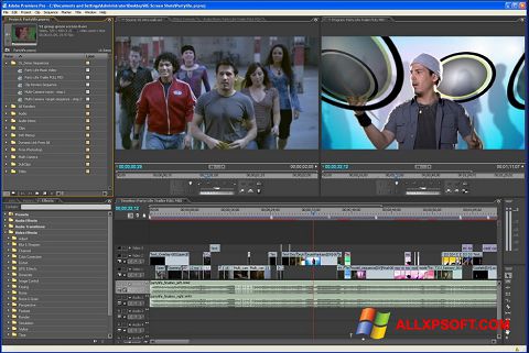 Skjermbilde Adobe Premiere Pro Windows XP