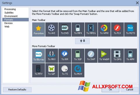 Skjermbilde AVS Video Converter Windows XP