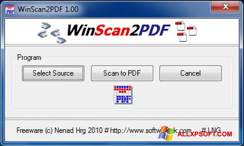 Skjermbilde WinScan2PDF Windows XP