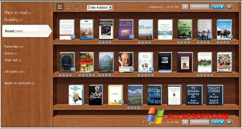 Skjermbilde Bookshelf Windows XP