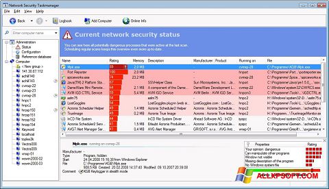 Skjermbilde Security Task Manager Windows XP
