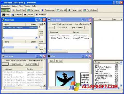 Skjermbilde Soulseek Windows XP