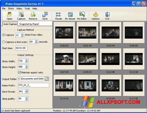 Skjermbilde SnapShot Windows XP