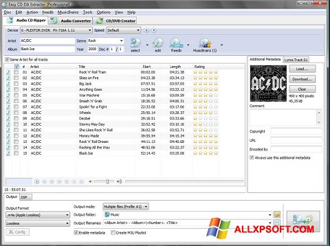 Skjermbilde Easy CD-DA Extractor Windows XP
