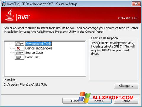 Skjermbilde Java Development Kit Windows XP