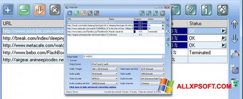 Skjermbilde VideoGet Windows XP