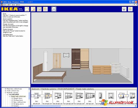 Skjermbilde IKEA Home Planner Windows XP