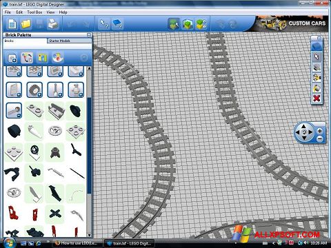 Skjermbilde LEGO Digital Designer Windows XP