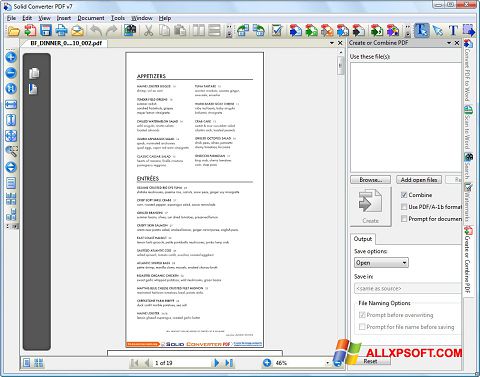 Skjermbilde Solid Converter PDF Windows XP