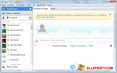 Skjermbilde Skype Beta Windows XP