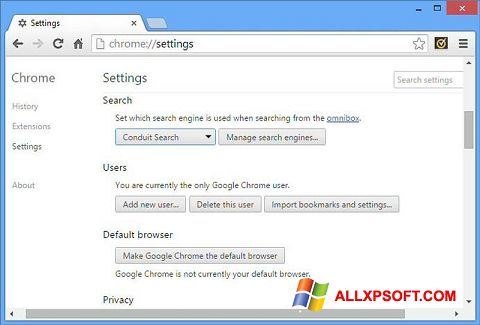 Skjermbilde Chrome Cleanup Tool Windows XP