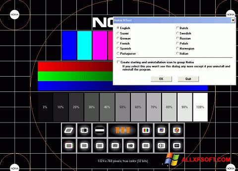Skjermbilde Nokia Monitor Test Windows XP