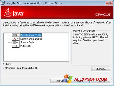 Skjermbilde Java SE Development Kit Windows XP