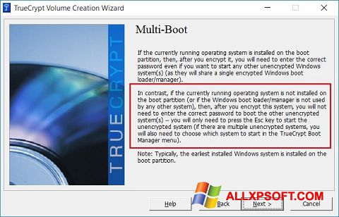 Skjermbilde MultiBoot Windows XP